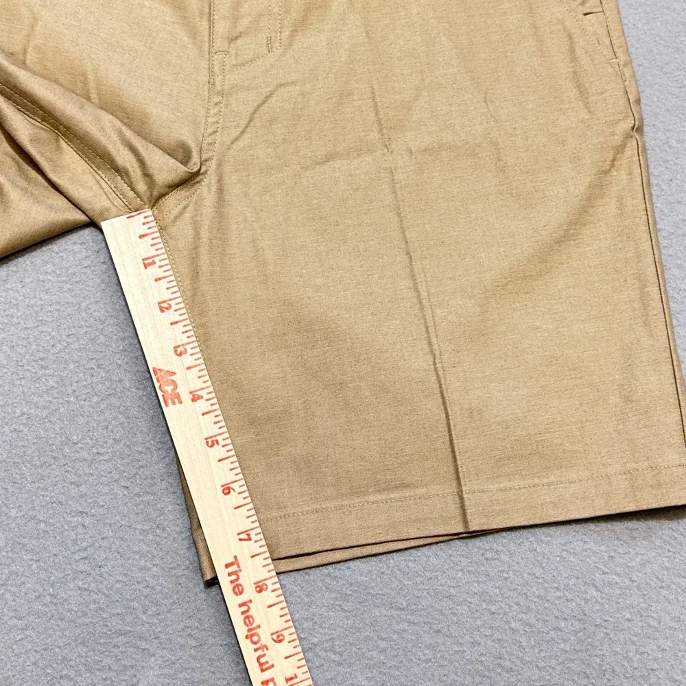 HURLEY Dri-Breathe 19 Walk Shorts Mens 29 Khaki Tan Sweat-Wicking Stretch NWT
